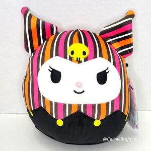 🎃 KUROMI 💀 Pink & Orange Sanrio X Halloween 2024 Original Squishmallow NWT
